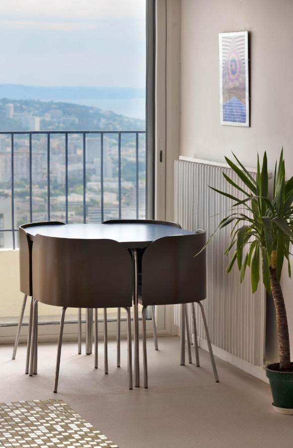 Appartamento Panoramic View Of Marseille For Two Esterno foto